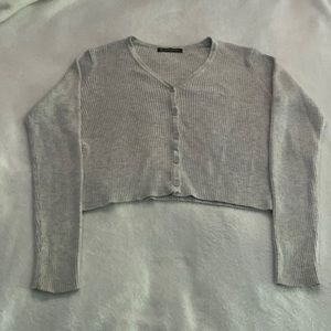 gray brandy sweater